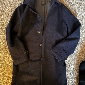 J. Crew Dark Blue Quilted Jacket